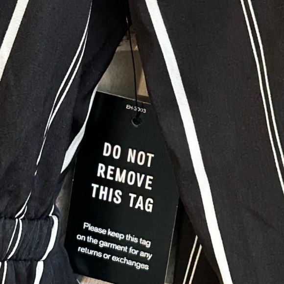 NWT Express Striped Long Sleeve Dress - Picture 6 of 9